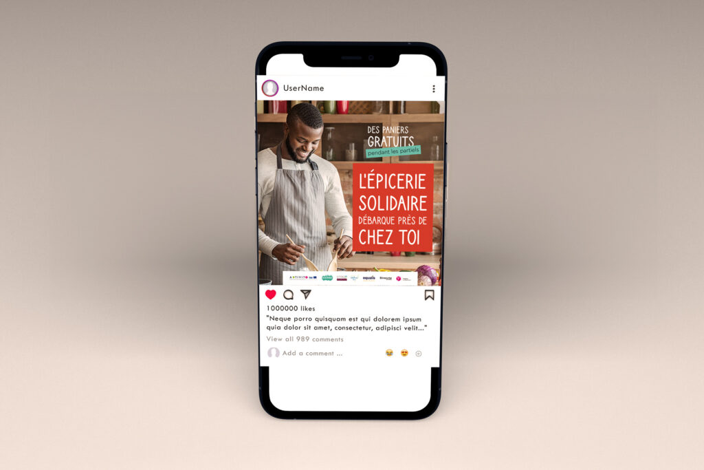 Publication Instagram 1 bus, 1 panier - ActivitY'