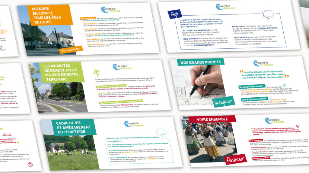 Post réseaux sociaux Ensemble pour Melesse