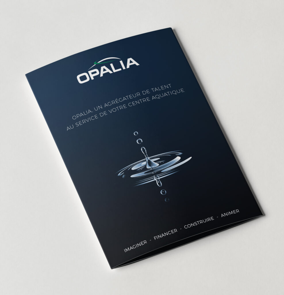 Couverture plaquette 4 volets Opalia